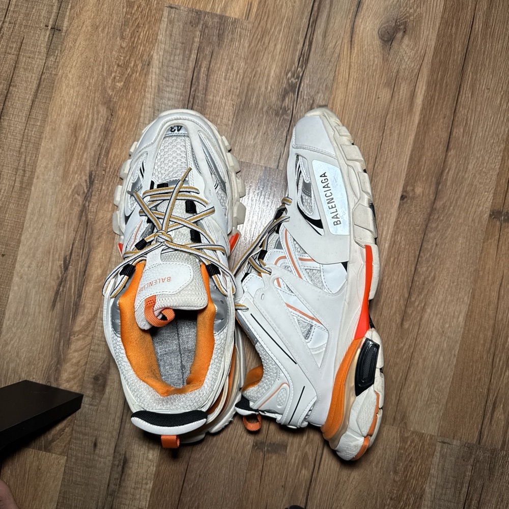 Balenciaga Track Sneakers White & Orange
